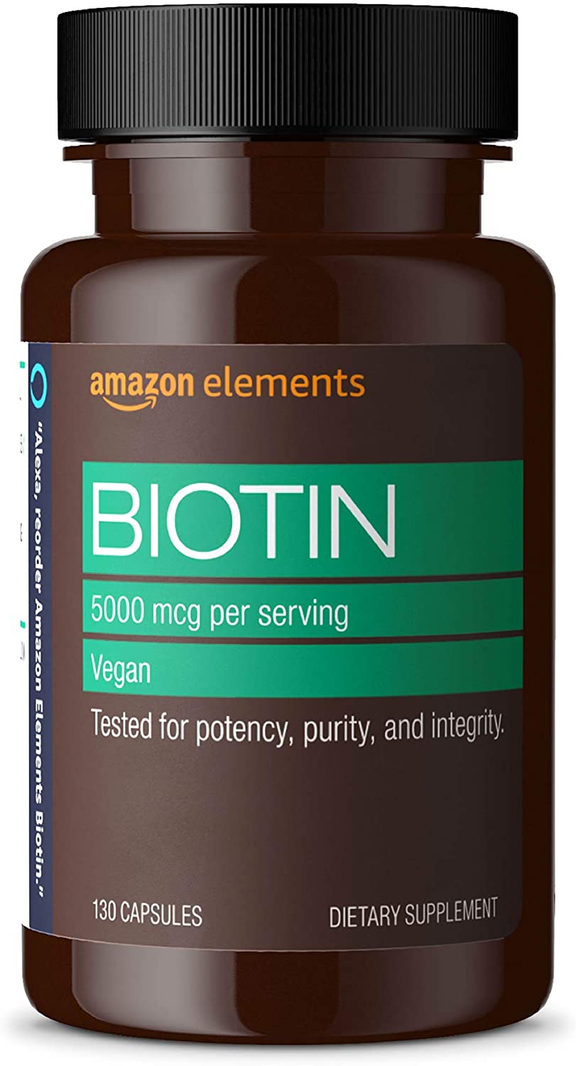 Amazon Elements Vegan Biotin 5000 mcg