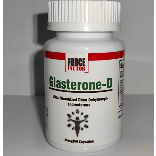 Force Factor Glasterone-D with Micronized Dhea 25mg – 60 Capsule
