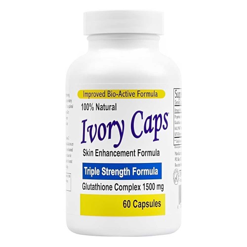 Ivory Caps Glutathione Complex 1500mg – Skin Enhancement, 60 Capsules