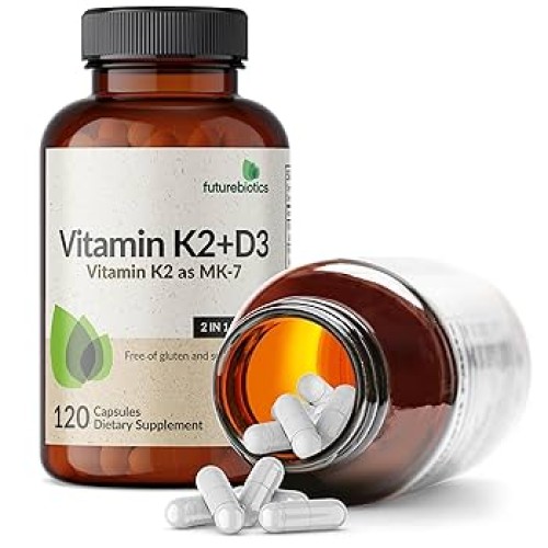 Futurebiotics Vitamin K2 + D3 Capsules