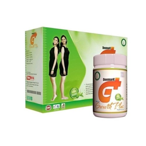 Deemark G Body Growth Plus Formula - Height & Body Fitness Booster | Herbal, Safe & Effective