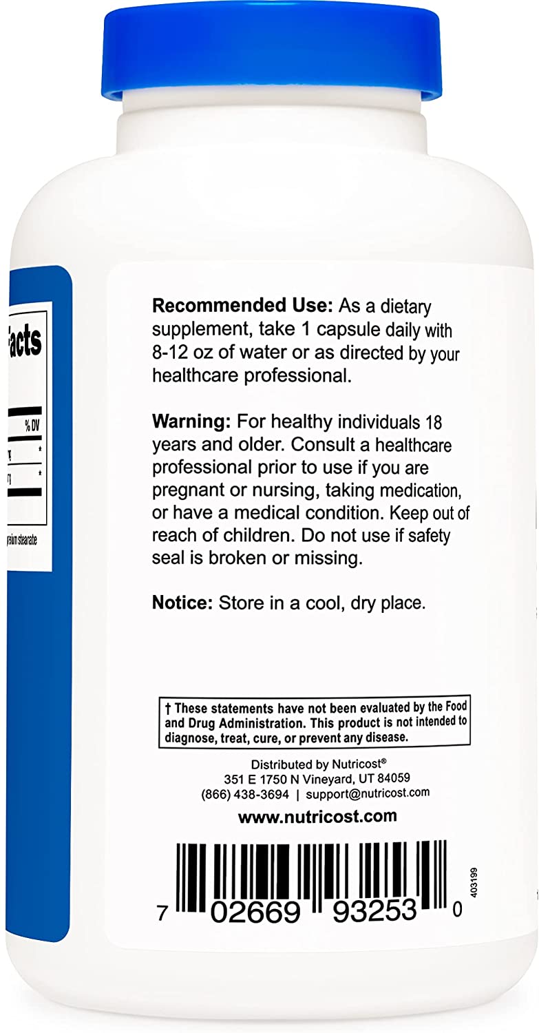 Nutricost L-Arginine L-Ornithine 