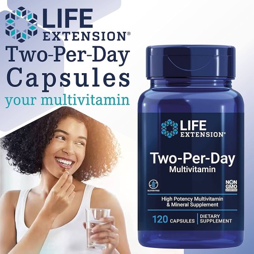 Life Extension Two-Per-Day Multivitamin Capsules